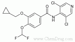 Roflumilast, APTA-2217, BY-217, Daxas,162401-32-3,C17-H14-Cl--药物合成数据库